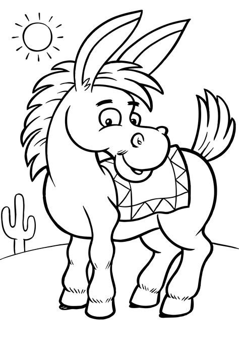 Aside from making your kid happy, you also earned their affection. Free Printable Donkey Coloring Pages For Kids