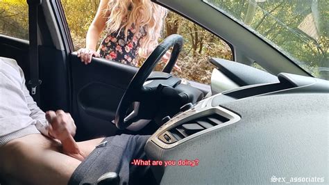 public dick flash caught me jerking off in the car in a public park and help me out redtube