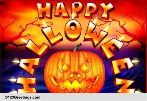 Jack O Lantern Halloween Wishes Free Happy Halloween Ecards 123