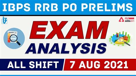Ibps Rrb Po Prelims Exam Analysis All Shift Th August Youtube