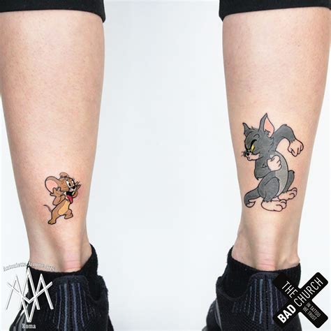 See more ideas about matching tattoos, cartoon tattoos, tattoos. Cartoon Couple Tattoo Ideas