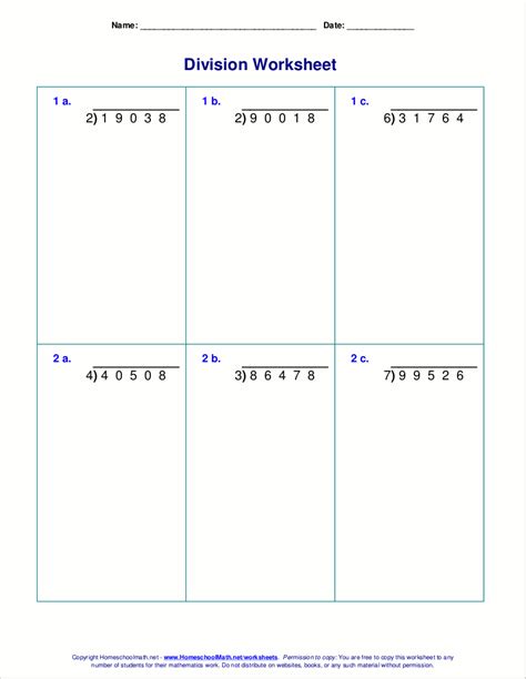 Worksheets are division work, division made easy, grade 6 division work, grade 5 division work, division work long division, long division, division witho ut remainder 2 digit by 1 digit s1, multiplication division. Long division worksheets for grades 4-6