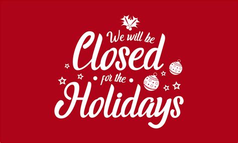 Closed For The Holidays Dec 22 Jan 4 The Carleton