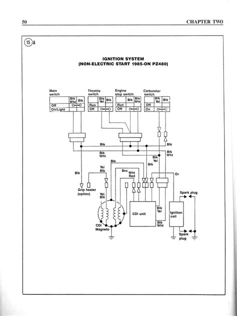 1998 yamaha exciter 220 ext1100w electrical 2 part shark. Yamaha Exciter Wiring Diagram - Wiring Diagram Schemas