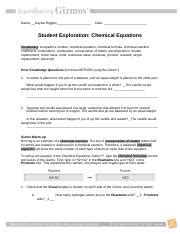 The rise in the burning of fossil fuels and an increase in additionally, the greenhouse effect is causing rapid climate change with global warming, melting. Spice of Lyfe: Chemical Reaction Gizmo Answer Key