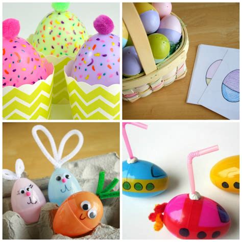 15 Colorful Plastic Easter Egg Crafts Make And Takes