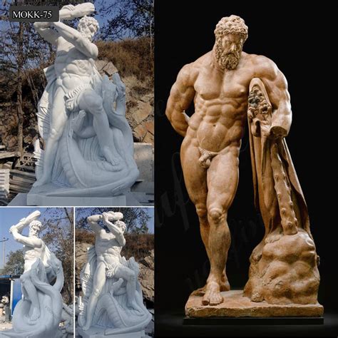Detailed Carving Greek Statues Male Mokk You Fine Art Sculpture