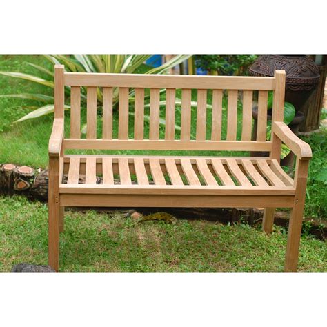 Windsor Teak Furniture Outdoor Bench With Contoured Seat Teak Outdoor Furniture Outdoor