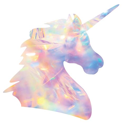 Holographic Unicorn Sticker Die Cut Acacia Carr