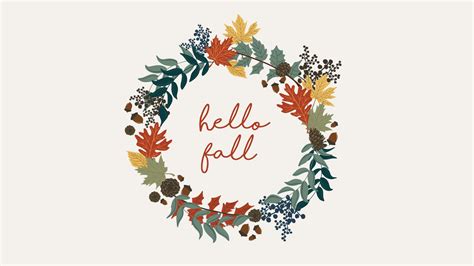 Hello Autumn Sign Wallpapers Wallpaper Cave