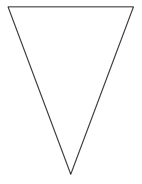 A Triangle Is Shown In Black And White