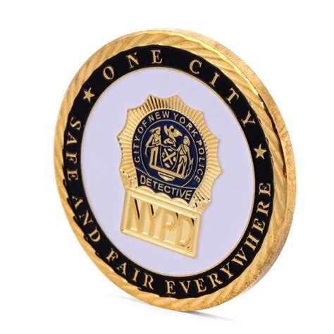 1pc Commemorative Coin Faithful Unto Death New York City Police