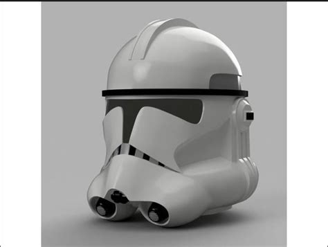 3d Star Wars Phase 2 Clone Trooper Helmet Cgtrader