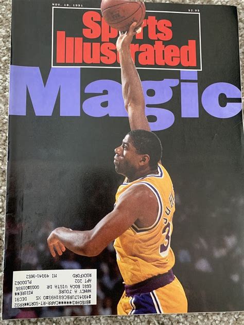 MAGIC JOHNSON Sports Illustrated November 18 1991