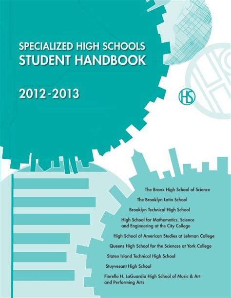 Specialized High Schools Student Handbook New York City
