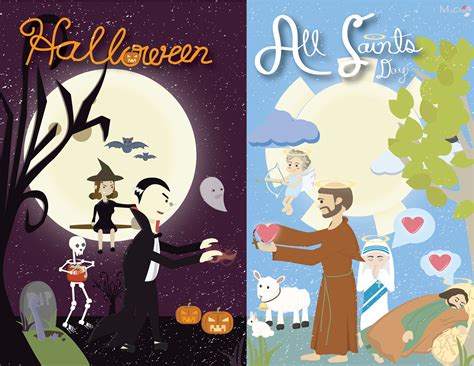 Halloween And All Saints Day On Behance