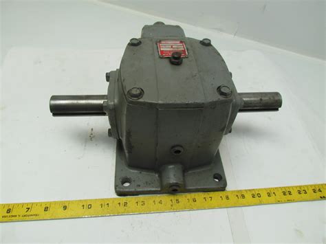 Ohio Ra2 Style C Right Angle Bevel Gearbox Speed Reducer 11 Ratio 3