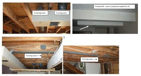 So i just leave them on the ceiling. Cutting into Ductwork to add addition register vent ...