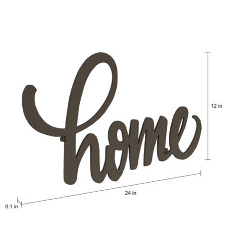 Metal Cutout Home Decorative Wall Sign 3d Word Art Home Accent Decor