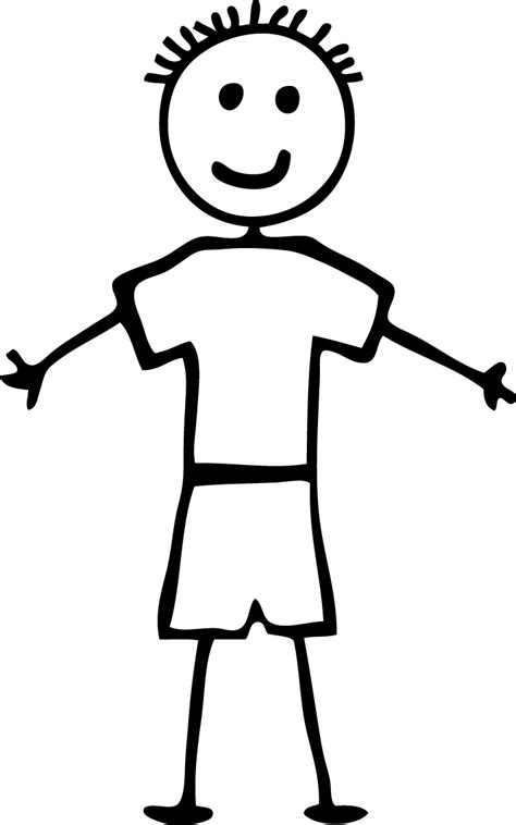Stick Figure Boys And Girls Clipart Best