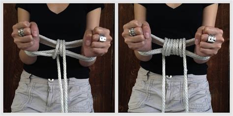 How To Tie A Bondage Rope Simple Rope Cuff Tutorial Erofound