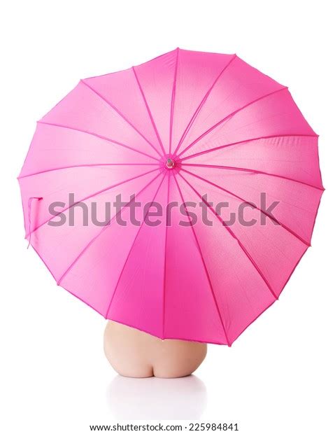 Shot Nude Woman Umbrella Stock Photo Shutterstock