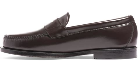 brooks brothers classic penny loafers in brown for men lyst