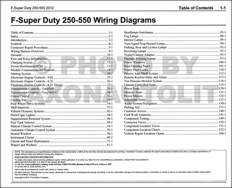 2012 Ford F-250 thru 550 Super Duty Wiring Diagram Manual ...