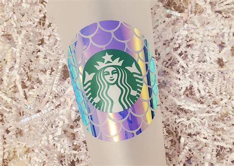 Mermaid Starbucks Cup Mermaid Starbucks Tumbler Reusable Etsy