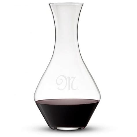 engraved riedel cabernet magnum decanter free personalization