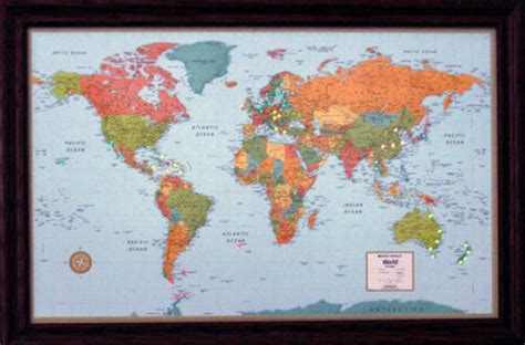 Rand Mcnally Modern World Illuminated Map Free Shipping