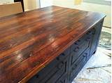 Wood Plank Kitchen Countertops