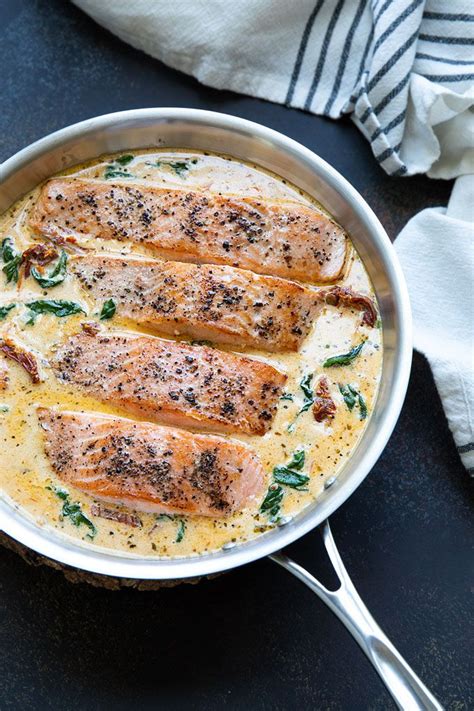 Flour 1 bunch celery 1 lb. Creamy Tuscan Salmon | Recipe | Seafood dinner, Tuscan salmon recipe, Smoked salmon pasta