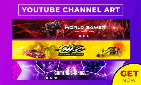 Youtube Gaming Banner Design Youtube Channel Art Channel Art