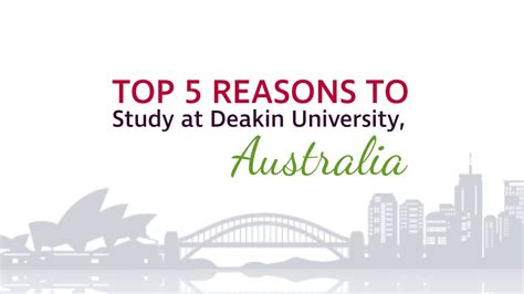 Top 5 Reasons To Study At Deakin University Australia Study In