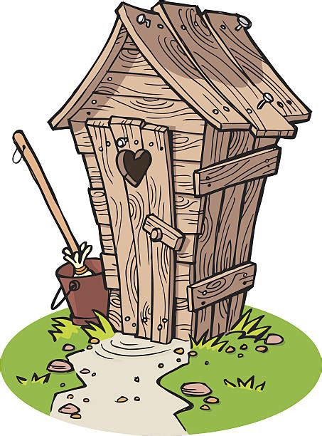 Cartoon Of Funny Outhouse Illustrations Royalty Free Vector Graphics