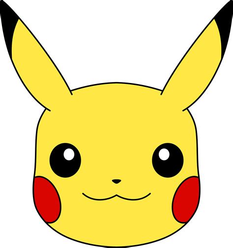 Pikachu Face Png Transparent Pikachu Face Pikachu Face Clipart Full