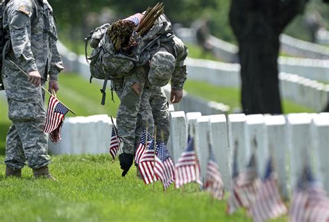 Soldiers Place 230k Flags In Annual Event At Arlington National