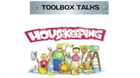 Tool Box Topics House Keeping Youtube