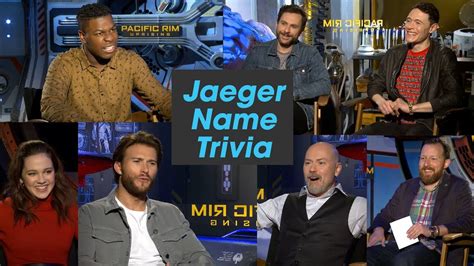 Universal pictures | release date: 'Pacific Rim Uprising' Cast Plays 'Jaeger Name Trivia ...