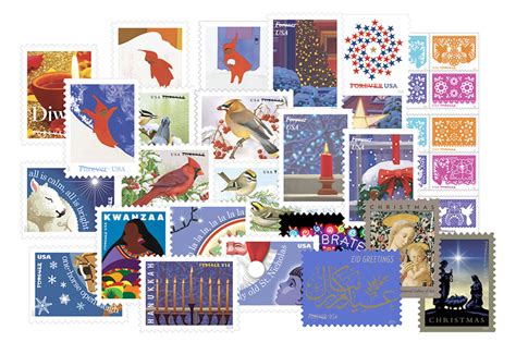 Us Postal Service Has A Variety Of Christmas Holiday And Special