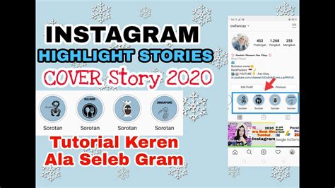 Tutorial Cara Buat Highlight Cover/INSTAGRAM SAMPUL STORY Baru 2020