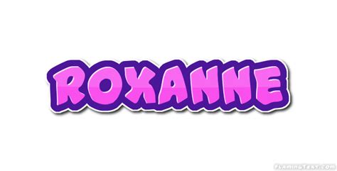 Roxanne Logo Free Name Design Tool From Flaming Text