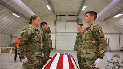 Virginia Guard Soldiers train on military funeral honors > National