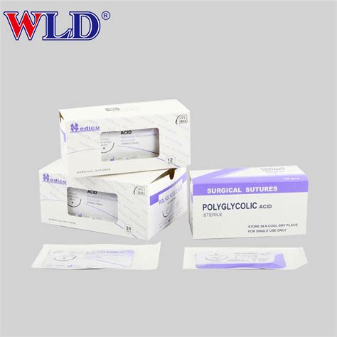 Synthetic Absorbable Surgical Vicryl Suture Ce Iso Approved China
