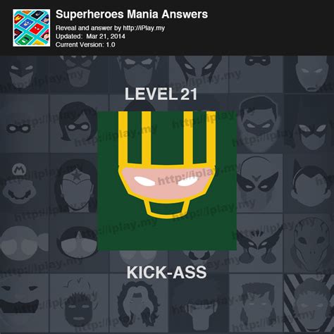And if you're on the lookout for codes, look no further. Superheroes Mania Answers | iPlay.my