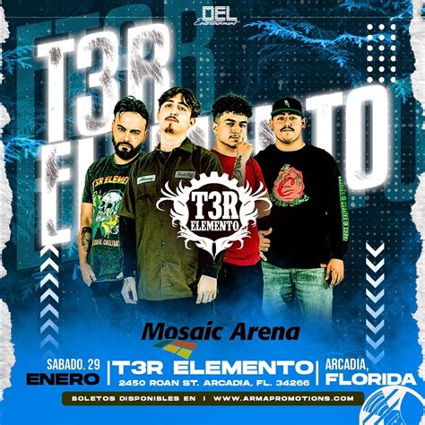 Bandsintown T3r Elemento Tickets New Mosaic Rodeo Arena Jan 29 2022