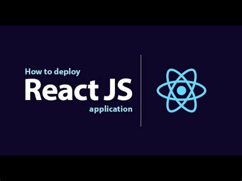 How To Deploy React Js Application Step By Step Process React Js Deployment Tutorial Youtube
