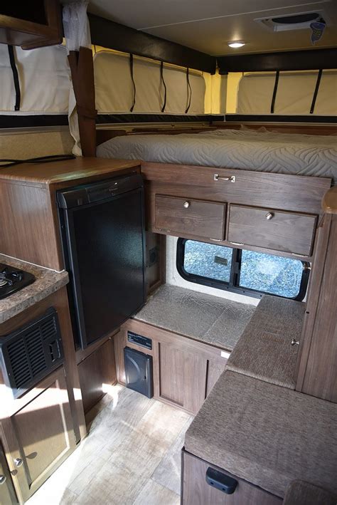 New alaskan pickup campers are for sale at the factory. Pin on Truck Camper Interiors