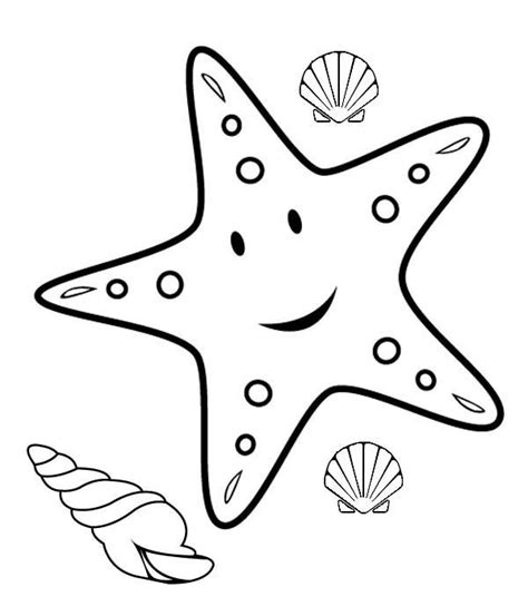 Collect a set of coloring pages. Sea Star Drawing at GetDrawings | Free download